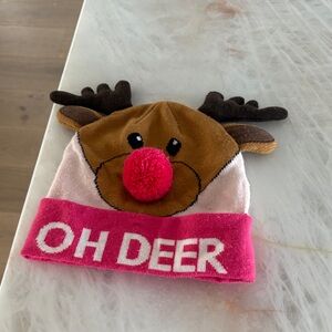 H&M Divided Pink Knit Beanie